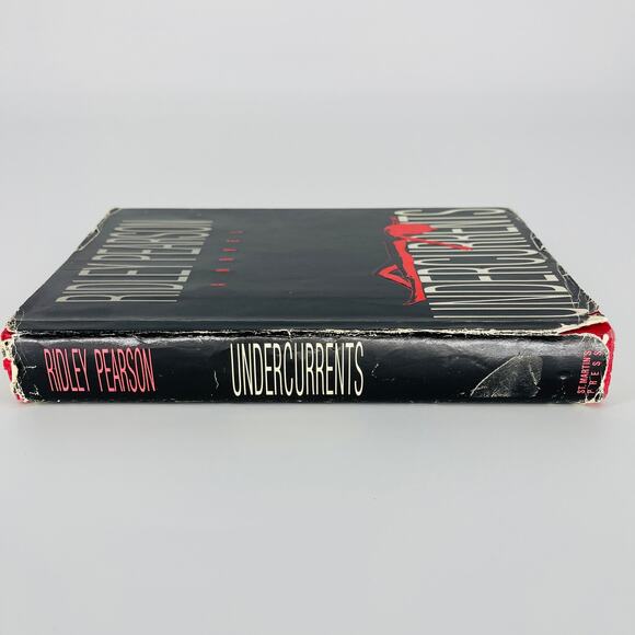 Undercurrents, a hardcover novel / book by Ridley Pearson - Good Used Condition - Picture 6 of 13